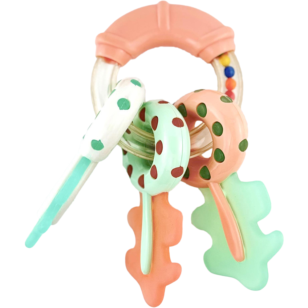 B2130 – Nordic Pastel Sensory Key Teether