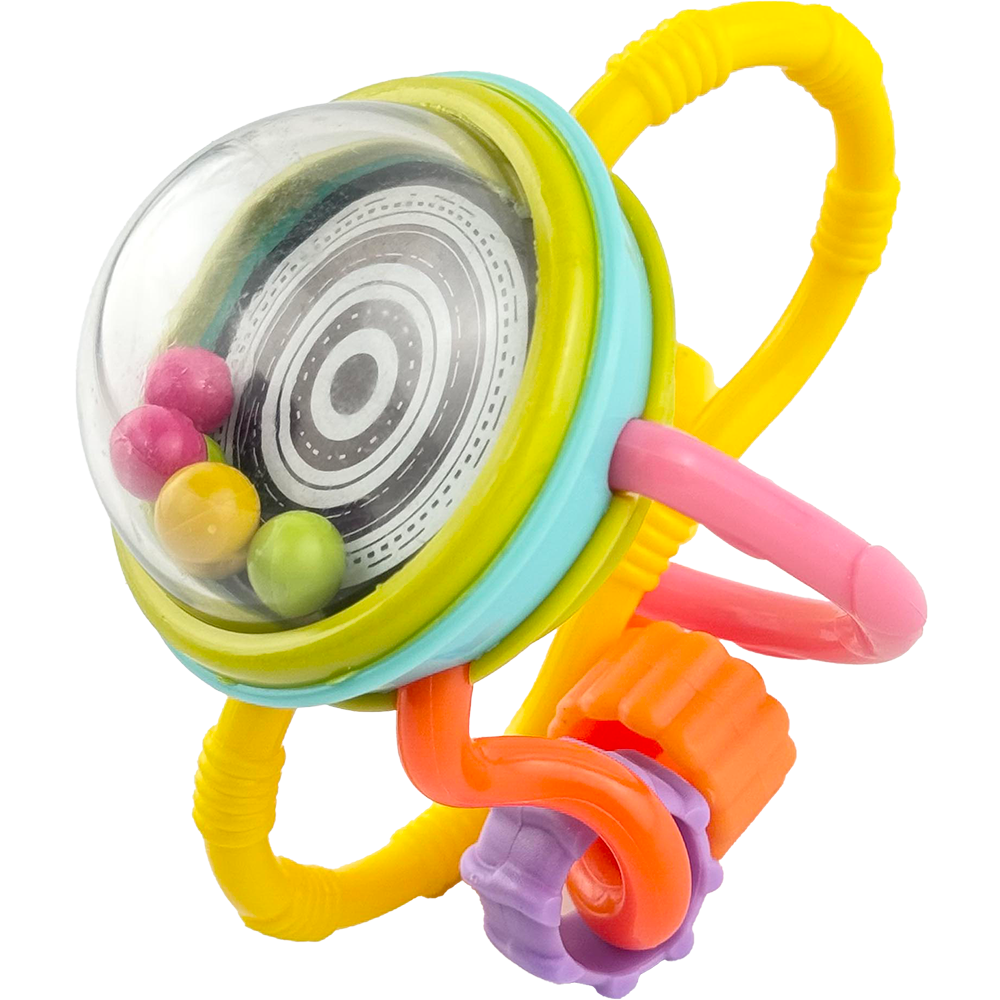 B500UB – Multi-Loop Sensory Teething Rattle