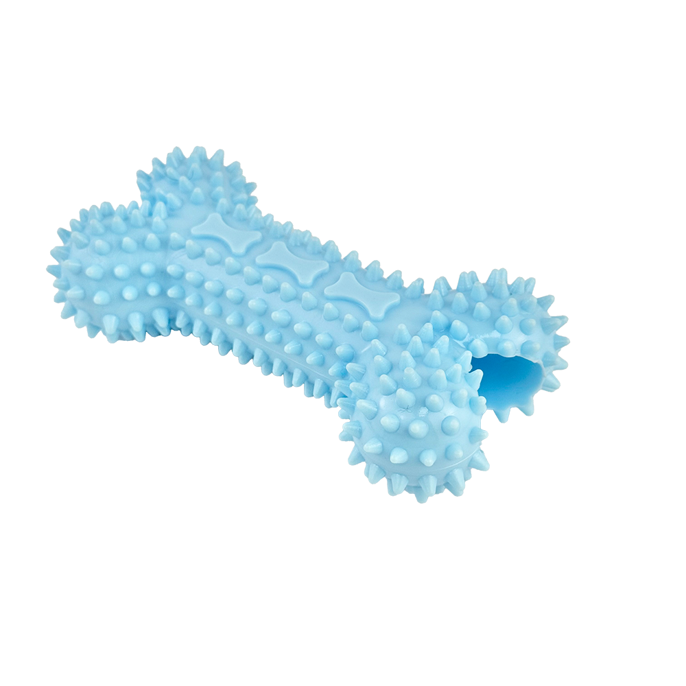 PE500S – Spiked Rubber Dental Dog Bone