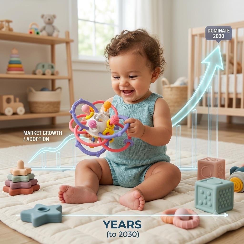 US Baby Toys Market Trends: Why Sensory & Silicone Toys Dominate to 2030