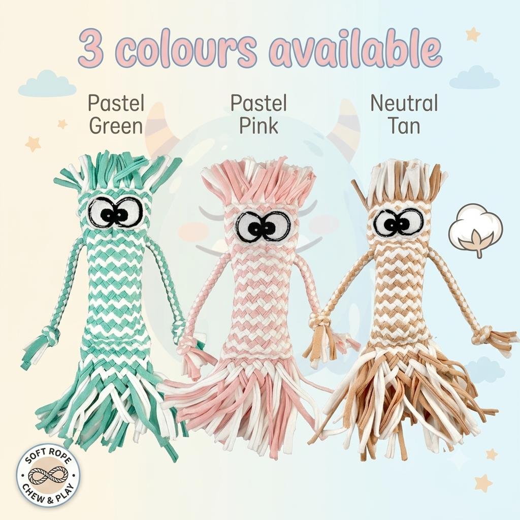 PE253M – KNOTTY MONSTER CHEW TOY