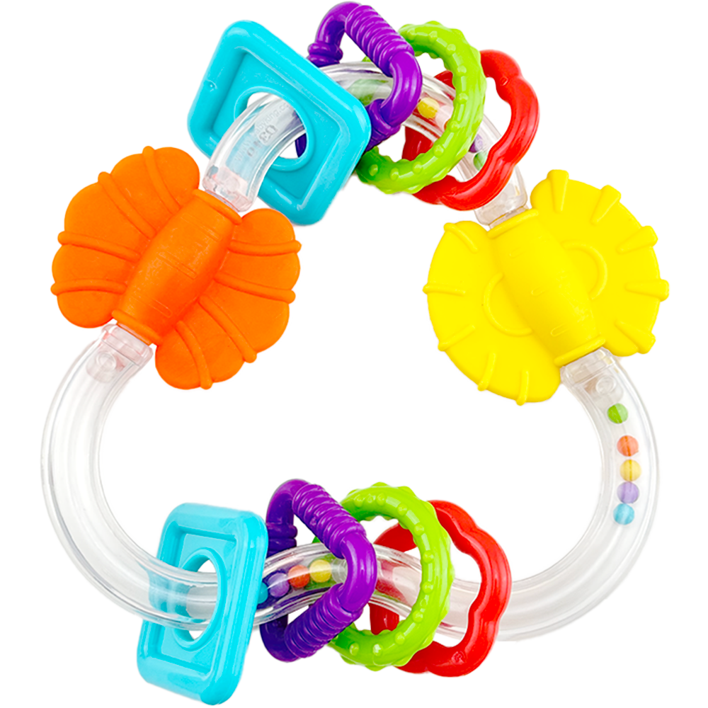 B14337 – The Rainbow Loop Rattle & Teether