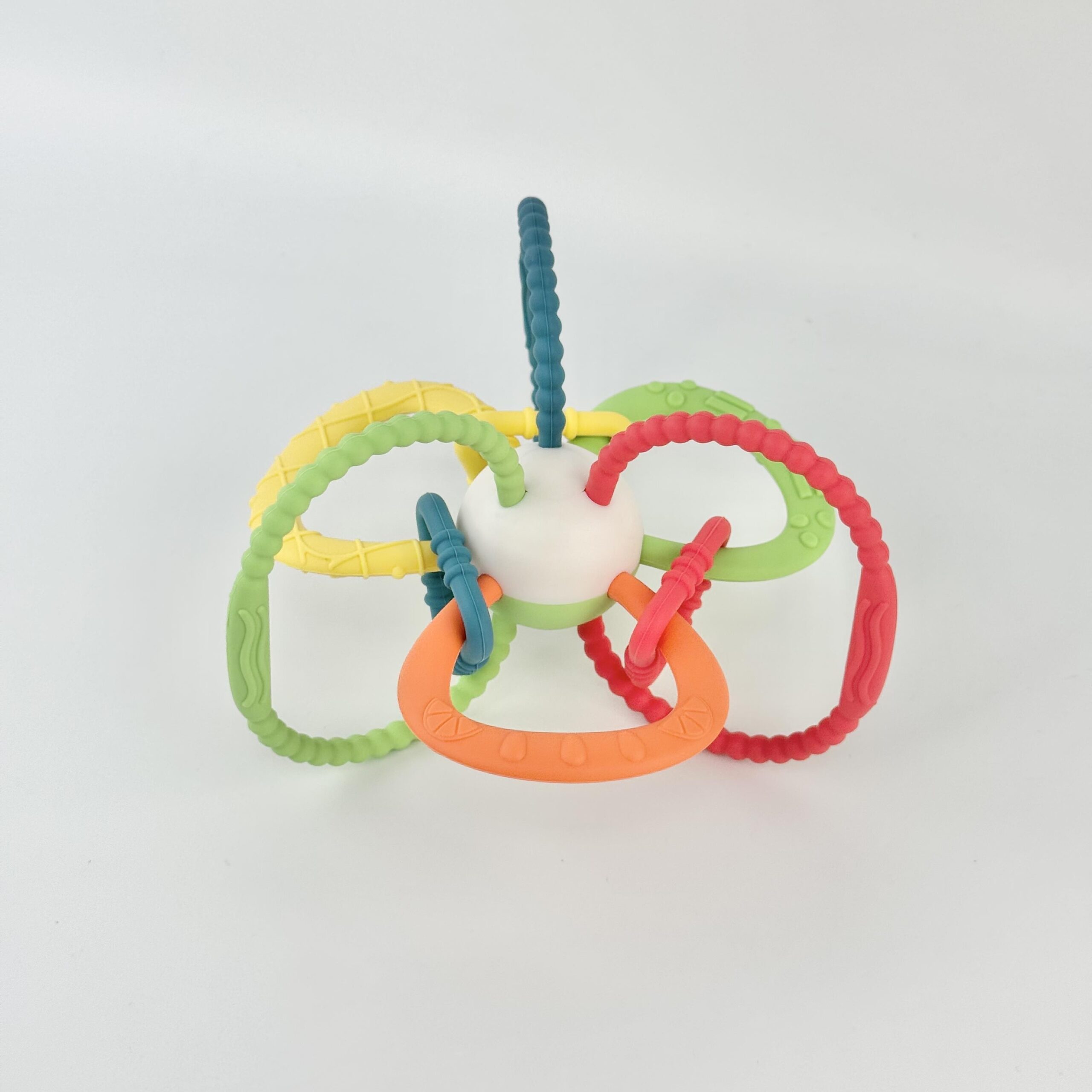 S9636A - Easy-Grip Sensory Loop Teether Toy - diagonal view